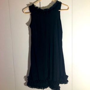 MyMichelle  beautiful black dress with beautiful material